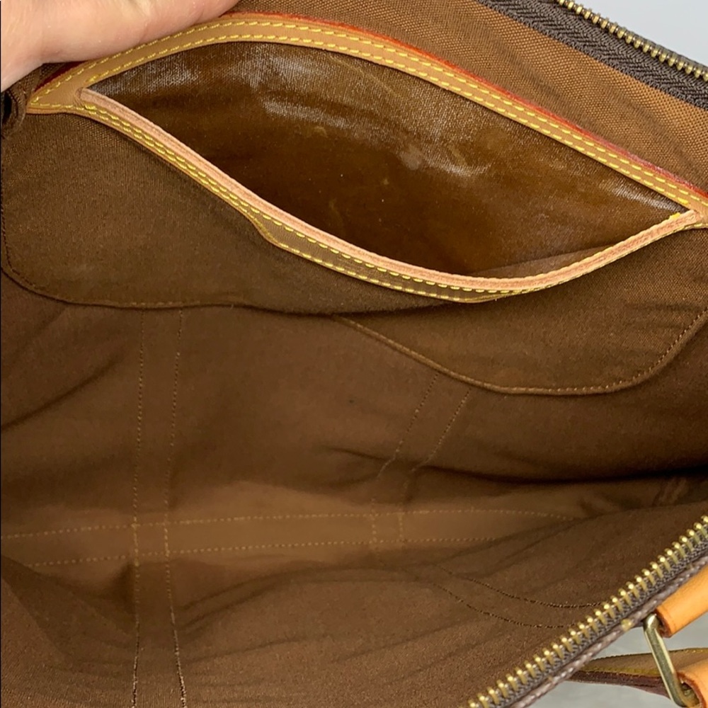 Authentic LOUIS VUITTON MONOGRAM SAC FLANE… - Picture 4 of 16